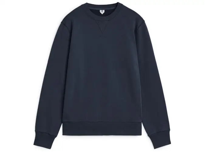 Arket g2 wash french terry sweatshirt