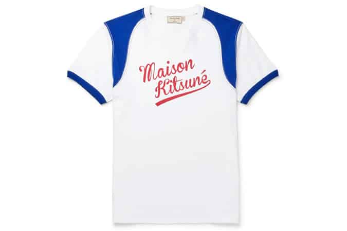 Những bộ quần áo nam mới tốt nhất để mua ngay bây giờ 16 Áo thun cotton-jersey in maison kitsuné ivy league