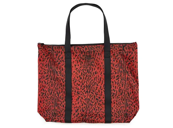 Lễ ra mắt x rains leopard tote bag