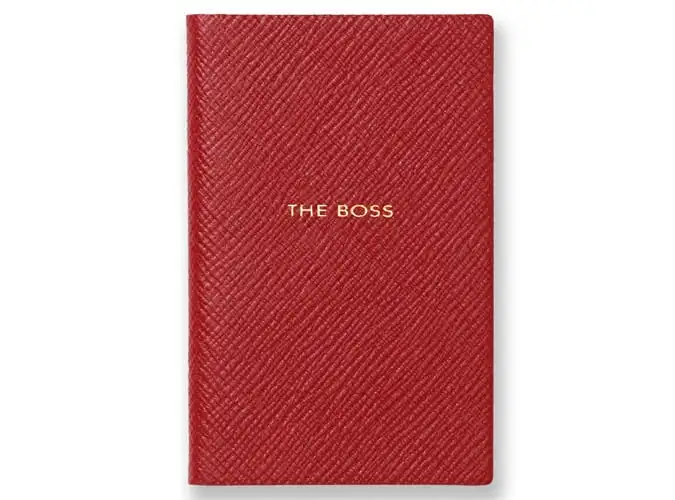 Smythson the boss wafer notebook