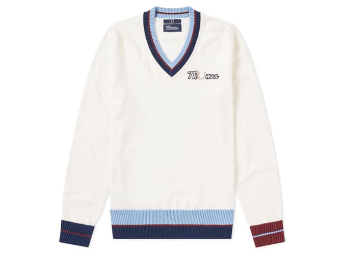 Fred perry x thames v-neck jumper