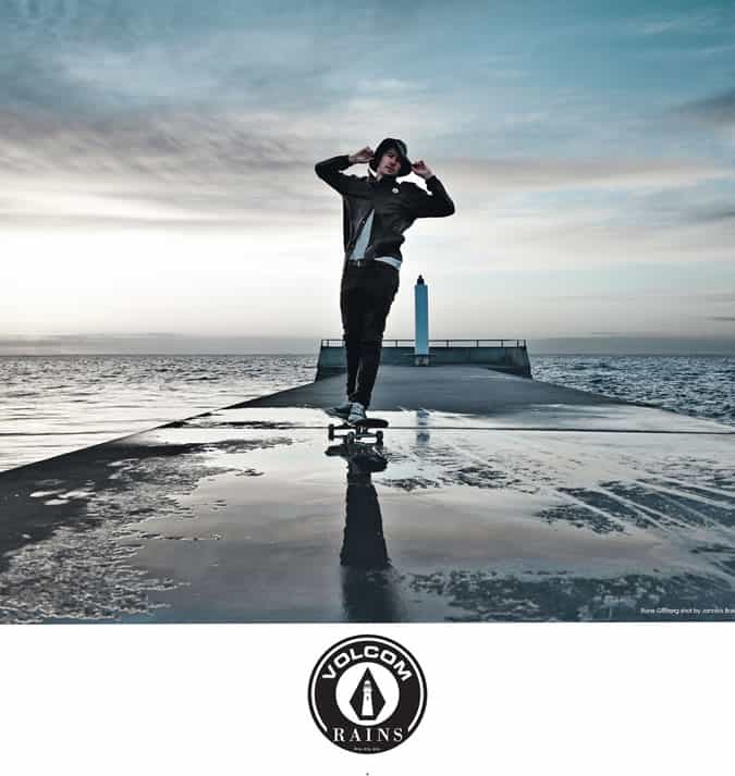 Volcom and rains hook up cho đồ trượt băng không thấm nước