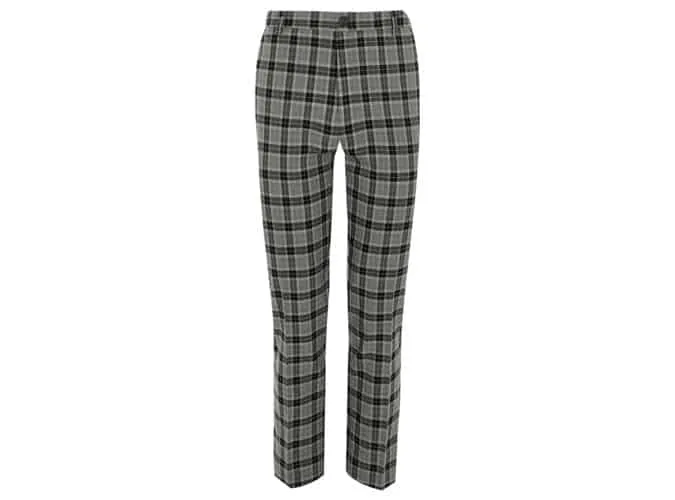 River island grey check quần thông minh skinny