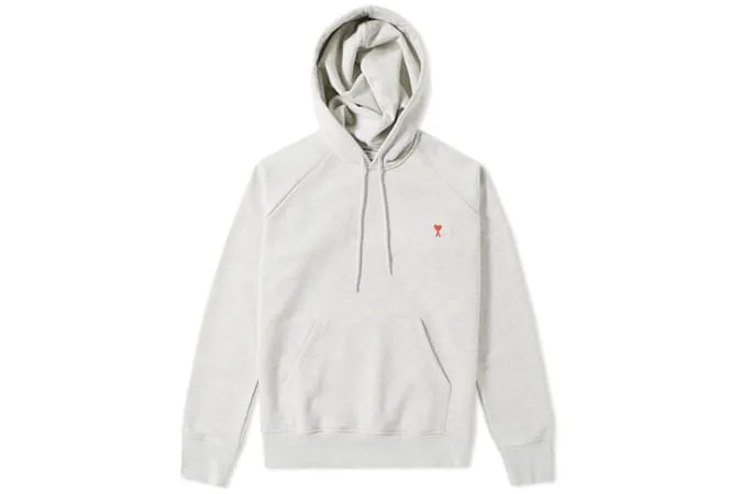 Ami x end heart logo hoodie