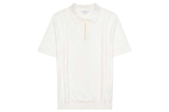 Reiss como zip shirt