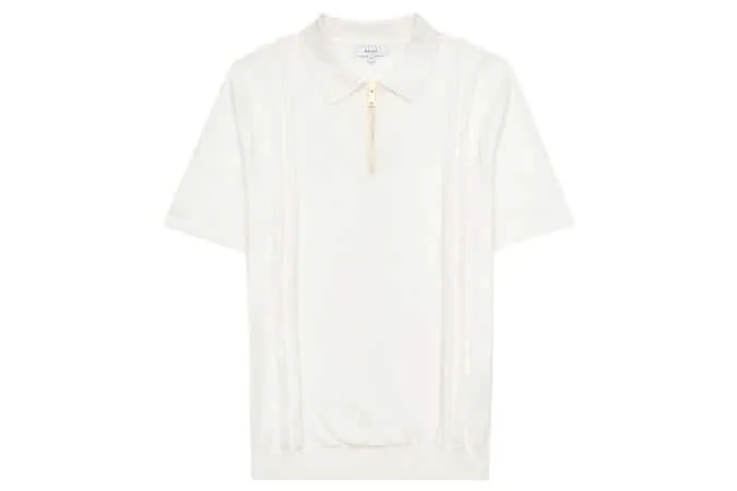 Reiss como zip shirt