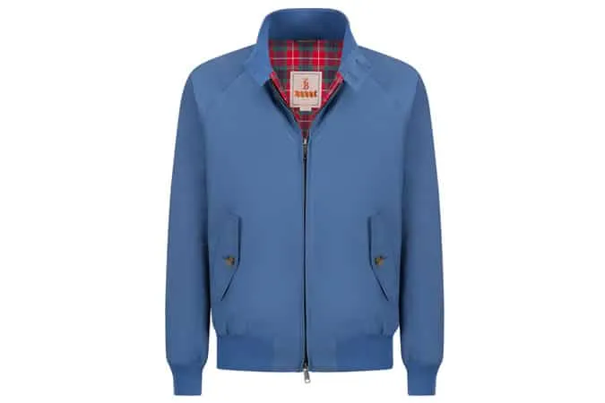 Baracuta g9 harrington màu xanh nhạt