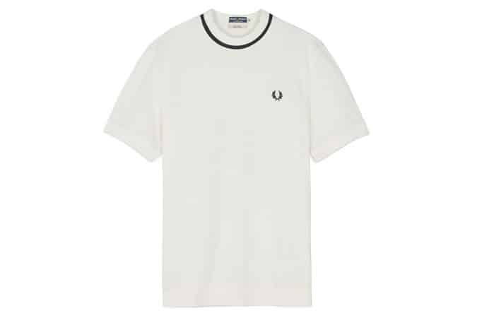 Fred perry reissues áo phông pique có cổ của phi hành đoàn