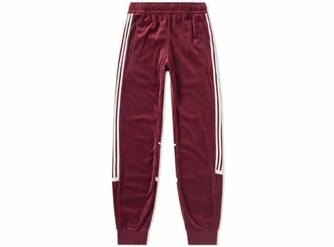 Adidas velour challenger trackpant