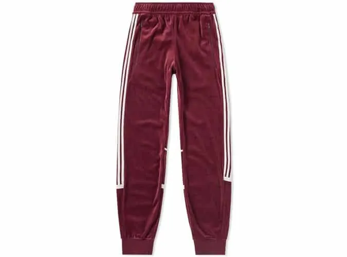 Adidas velour challenger trackpant