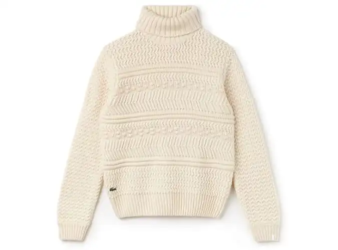 Lacoste live cable knit rollneck