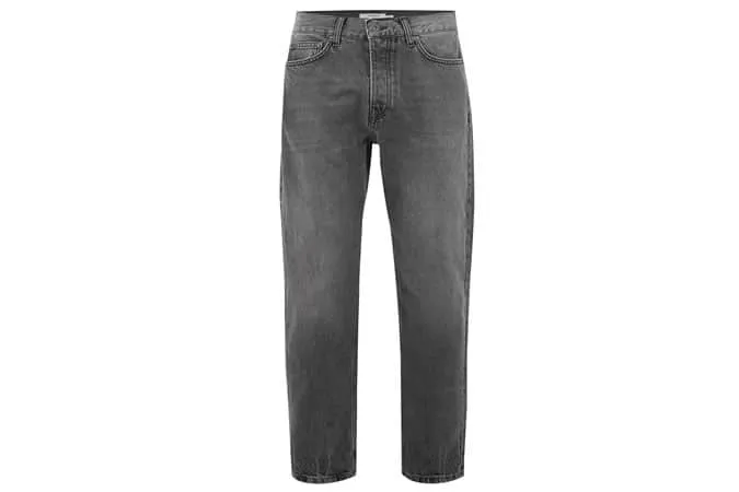 Quần jean đen được giặt topman