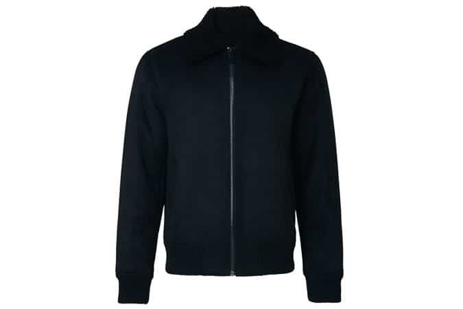 Marks & spencer shearling look bomber jacket