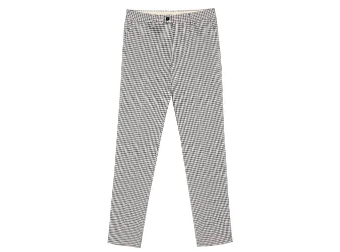 Zara houndstooth suit quần tây