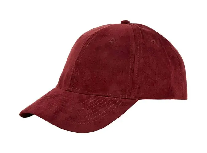 Mũ bóng chày burton burgundy suede