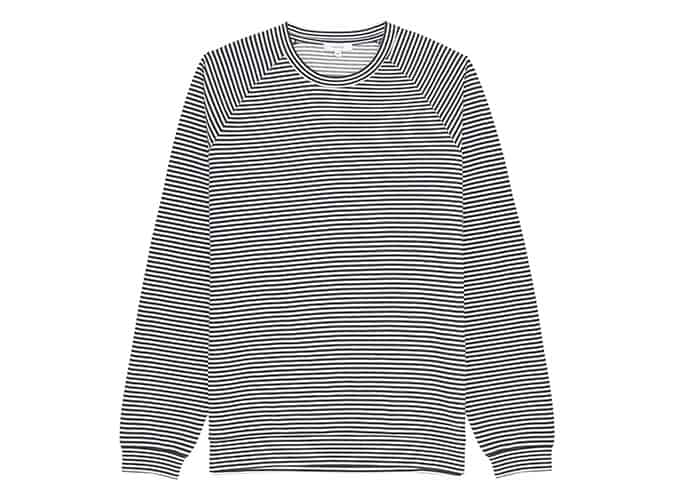 Reiss mosten striped cotton jumper
