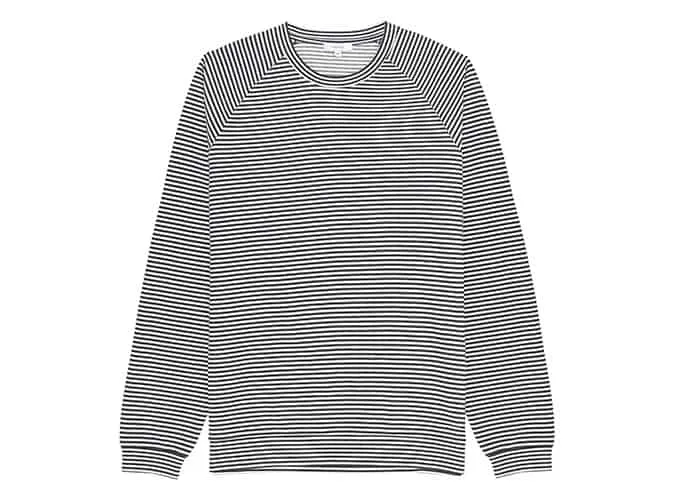 Reiss mosten striped cotton jumper