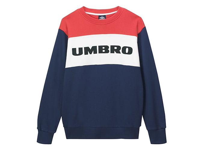 Umbro projects block logo crew sweatshirt