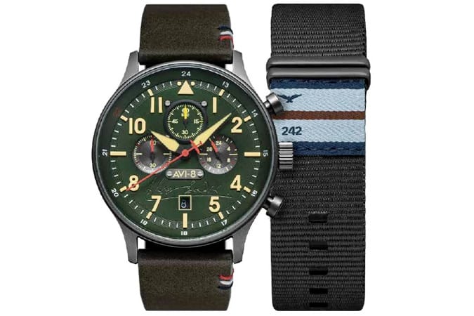 Trang phục nam mới tốt nhất để mua ngay bây giờ 10 Avi-8 x douglas bader foundation hawker hurricane watch av-4072