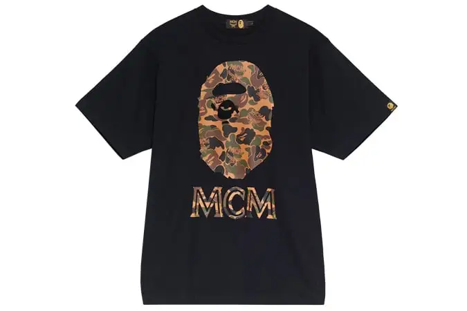 Áo phông mcm x bape collab