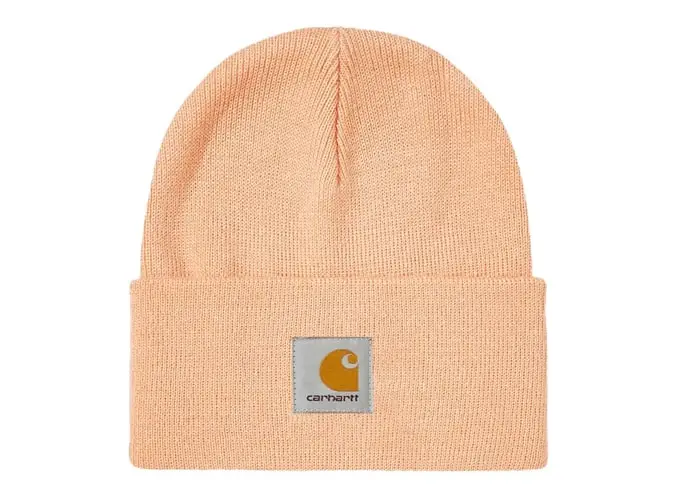 Carhartt wip peach beanie