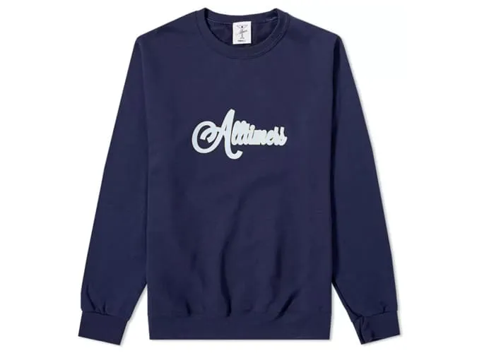 Alltimers cursive sweatshirt