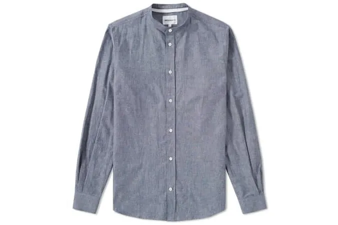 Norse projects benno grandad slub shirt