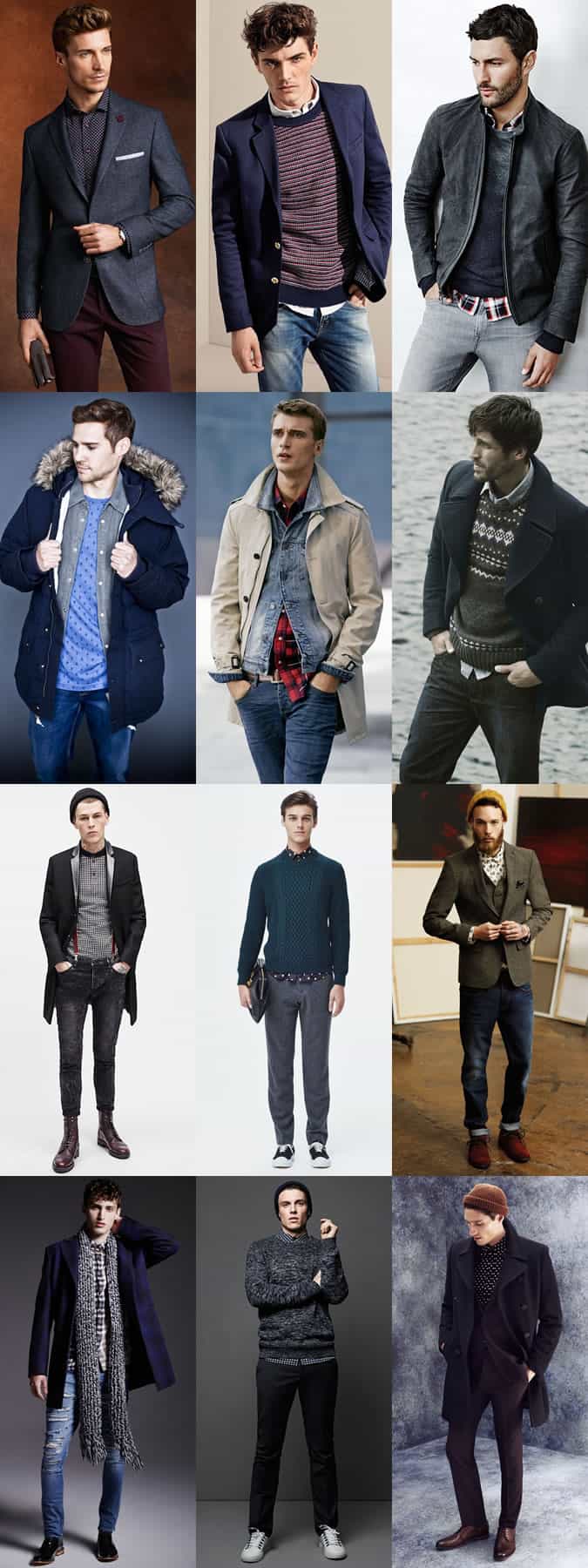 Cách thêm chiều sâu cho trang phục thu / đông của bạn 3 Lookbook lấy cảm hứng từ trang phục xếp lớp cho nam