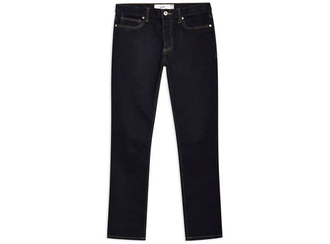 Quần jean mỏng co giãn raw wash