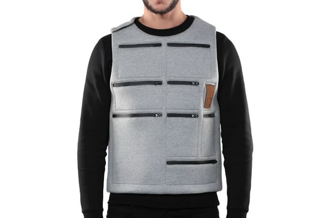 Vest thể thao xám / camo