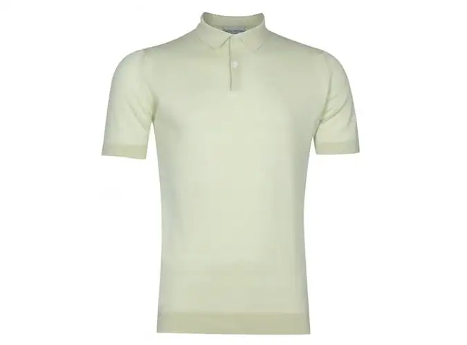 John smedley bud green polo shirt