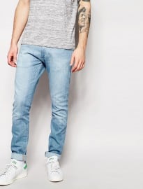 Quần jean wrangler bryson skinny fit the angler light wash
