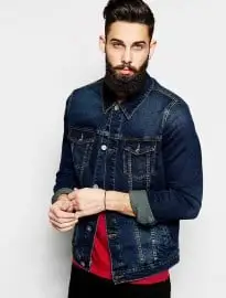 Asos denim jacket in skinny fit