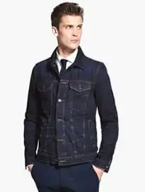 He by mango dark denim jacket