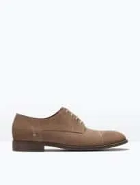 Zara brushed suede bluchers