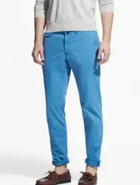 He by mango quần chinos cotton mỏng vừa vặn