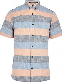 Áo thun ngắn tay sọc river island blue only & sons