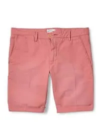 Gant rugger quần short cotton và linen pha trộn mỏng vừa vặn