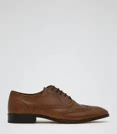 Reiss gillespie classic brogues tan