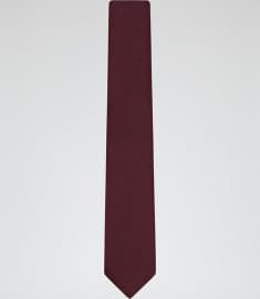 Reiss contra plain tie bordeaux