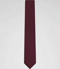 Reiss contra plain tie bordeaux