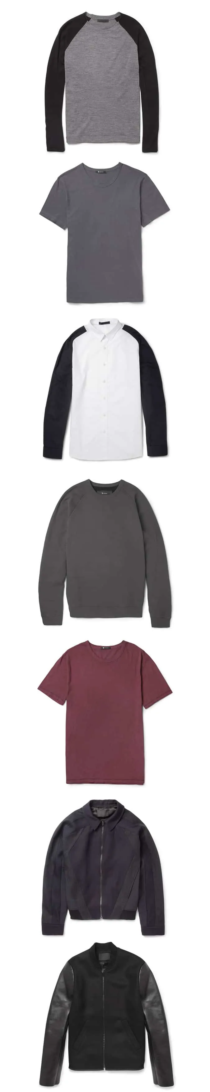 Alexander wang x mr porter capsule collection