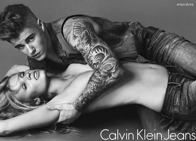 Justin bieber x calvin klein chiến dịch ss15