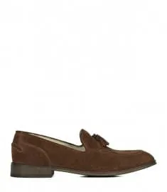 Reiss stasko tassel loafers tobacco