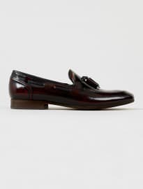Cách thêm họa tiết vào vẻ ngoài mùa xuân / mùa hè của bạn 5 Topman hudson pierre burgundy leather tassel loafers