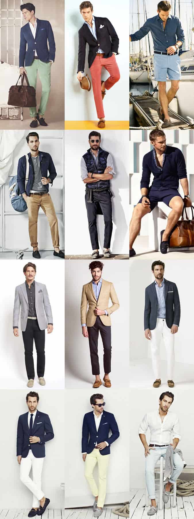 Lookbook lấy cảm hứng từ giày lái xe cho nam giới