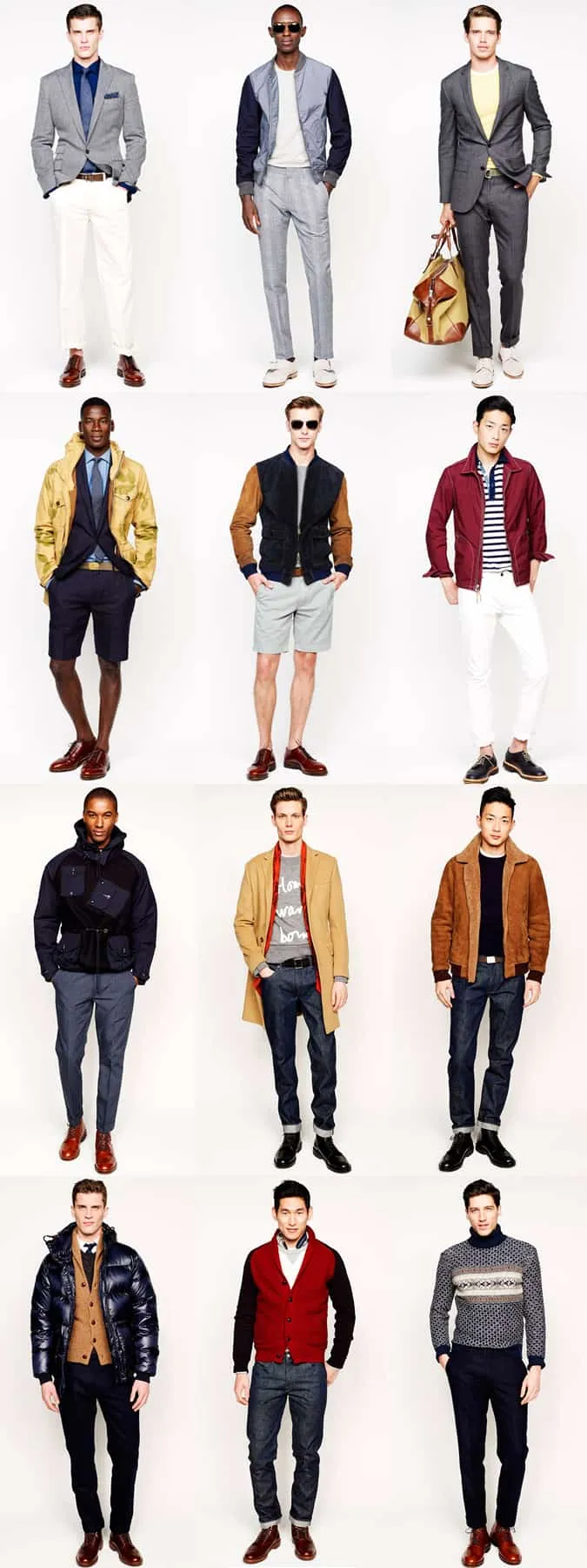 Các chiến dịch / lookbook của j. Crew menswear gần đây