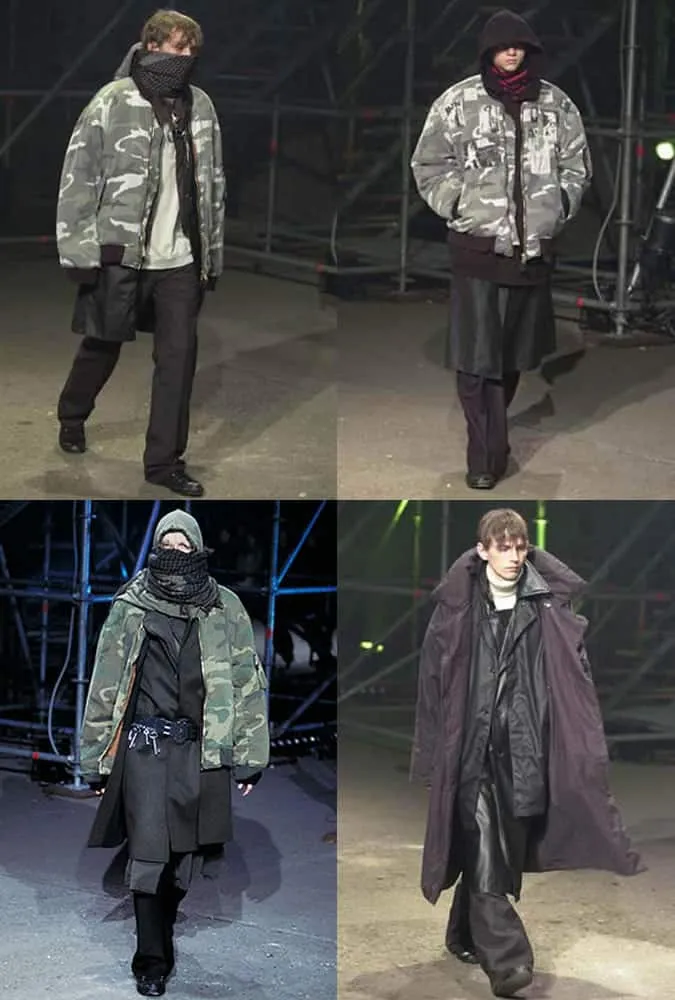 Raf simons aw 01/02 - buổi trình diễn trang phục nam hay nhất & có ảnh hưởng nhất mọi thời đại