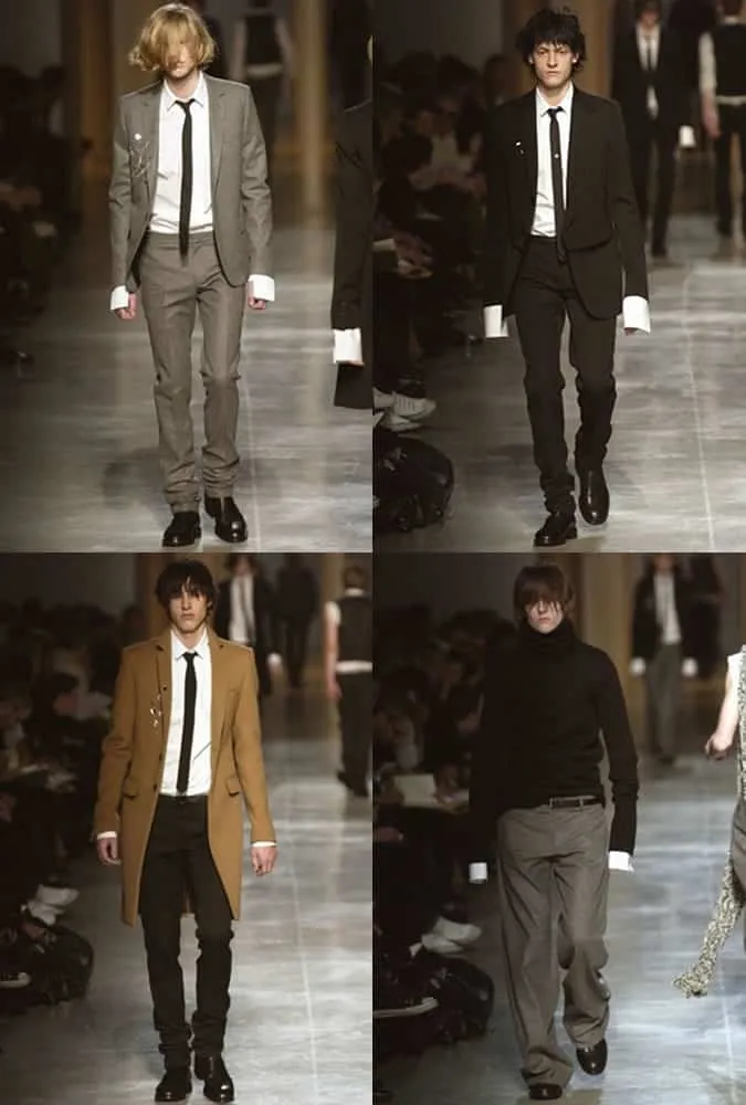 Dior homme aw 02/03 - buổi trình diễn trang phục nam giới hay nhất & có ảnh hưởng nhất mọi thời đại