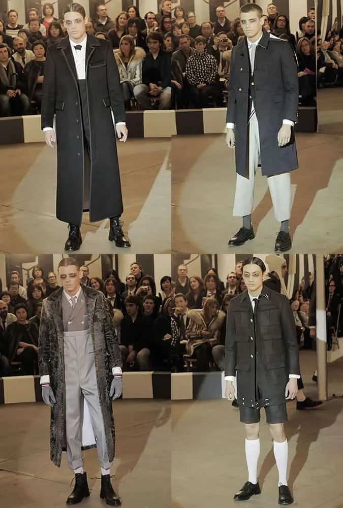 Thom browne aw 08/09 - buổi trình diễn trang phục nam hay nhất & có ảnh hưởng nhất mọi thời đại